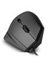 Klip Xtreme - Mouse - USB - Wired - Black - Ultra ergonomic KMO-505