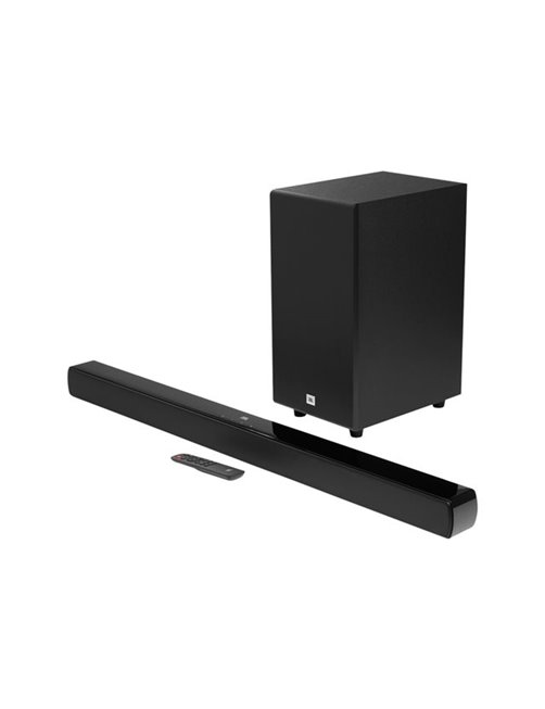 JBL Cinema SB190 - Sistema de barra de sonido - para teatro en casa - canal 2.1 - inalámbrico - Bluetooth - negro