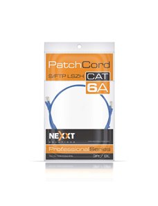 Nexxt S/FTP Patch Cord Cat6A 3ft. BL   NAB-PCS6A3FBL