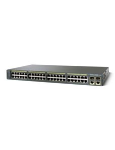 Cisco Catalyst 2960-Plus 48TC-L - Conmutador - Gestionado - 48 x 10/100 + 2 x Gigabit SFP combinado  WS-C2960+48TC-L