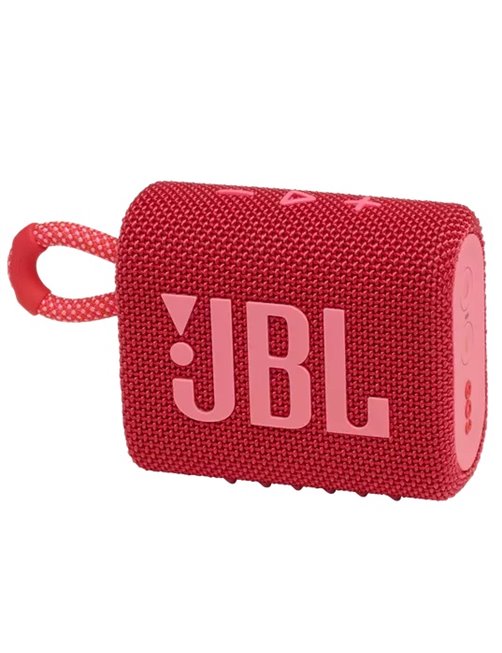 Altavoz  para uso Portátil JBL Go 3 - inalámbrico - Bluetooth - 4.2 vatios - rojo