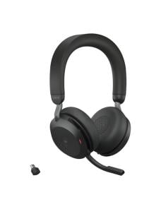 Jabra Evolve2 75 - Auricular - en oreja - Bluetooth - inalámbrico, cableado - cancelación de sonido activo - USB-C - aislamiento