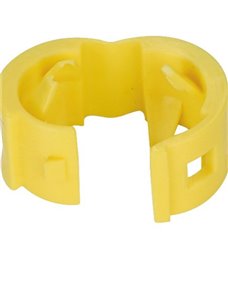 Panduit Patch Cord Color Band - Cable marker - yellow (pack of 25)