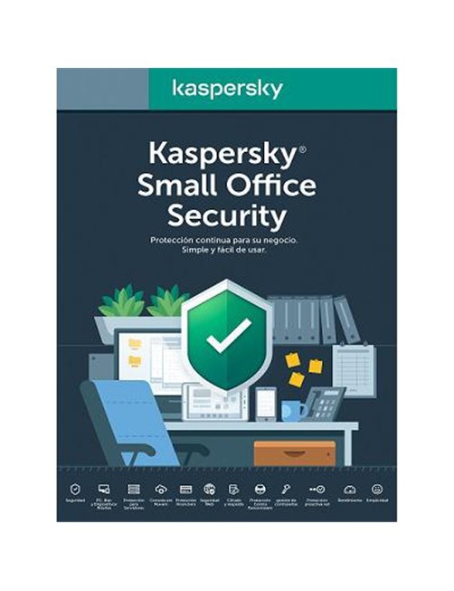 Kaspersky Small Office - Licencia Base ESD - 5 PCs - 5 Dispositivos - 1 Servidor Archivos - 3 Años