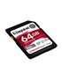 Kingston Canvas React Plus - Tarjeta de memoria flash - 64 GB - Video Class V90 / UHS-II U3 / Class10 - SDXC UHS-II