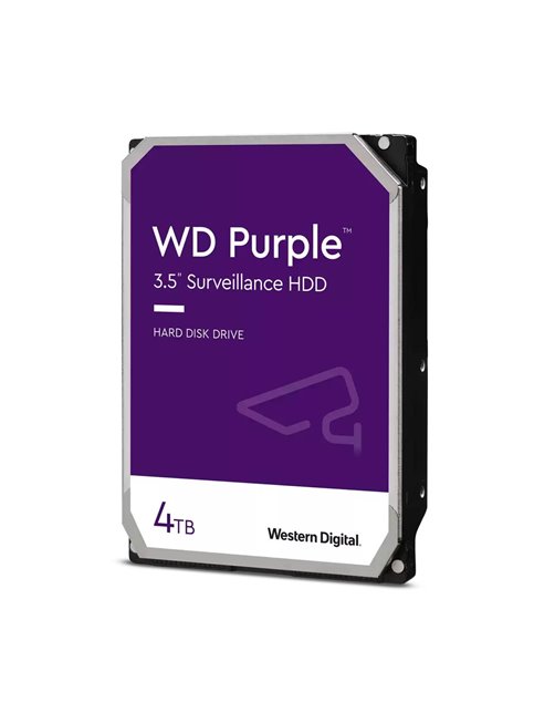 Disco Duro Western Digital WD Purple 4TB 3.5" SATA 6GB/S 256MB Caché 5400 RPM WD43PURZ 