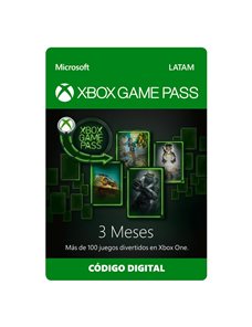 Suscripción Microsoft Xbox Game Pass 3 Meses, Descargable JPU-00090
