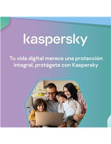 Licencia Antivirus Kaspersky Plus 3 dispositivos, 2 cuentas, 2 años, descargable KL1042DDCDS