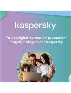 Licencia Antivirus Kaspersky Plus 5 dispositivos, 3 cuentas, 2 años, descargable KL1042DDEDS