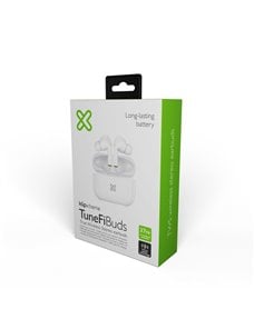 Audífonos Bluetooth Klip Xtreme TWS TuneFiBuds blanco KTE-050WH