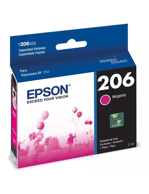 Cartucho de tinta Epson magenta T206 T206320-AL